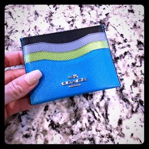 Coach card holder